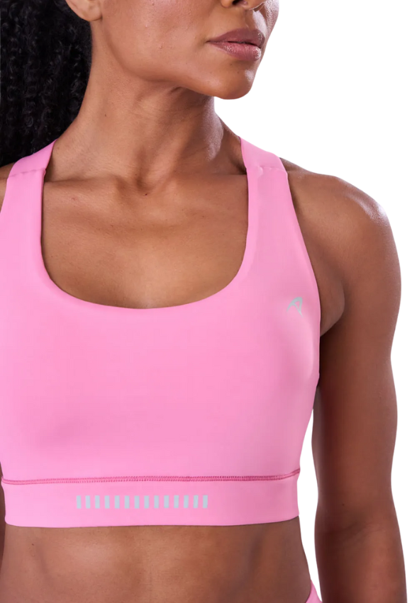 Top Grit Bossa Ajustavel 1 Bolso Nadador Alças Rosa Malva