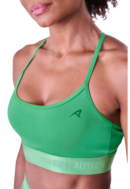 Top Essenteial Flex Strike Nadador Verde Vibrante Authen