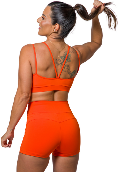 Shorts Empina Bumbum Tangerina