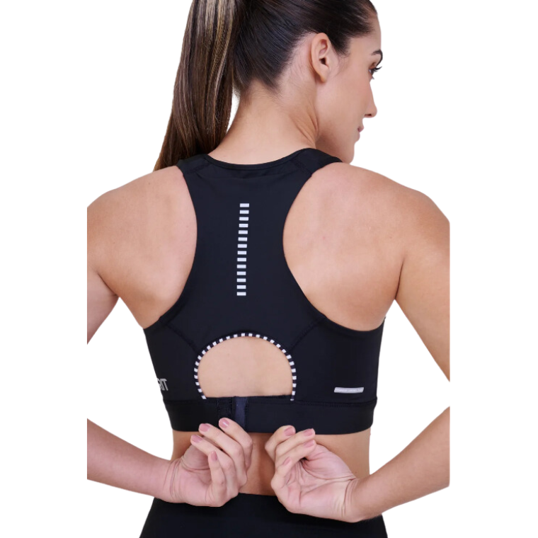 Top Grit Bossa Nadador Ziper Ajustavel Preto Authen