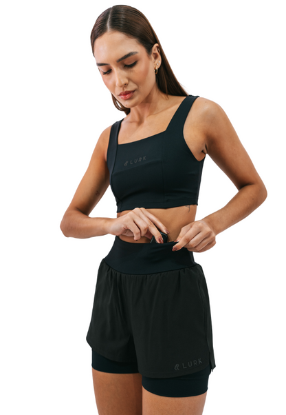 Shorts Core Preto/Preto Lurk