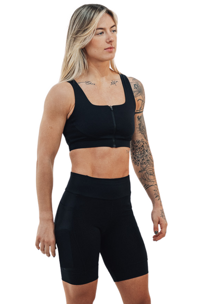 Bermuda de Corrida 7 Bolsos Preta