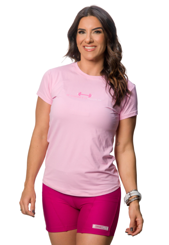 Camiseta Babylook Rosa Melhor PR