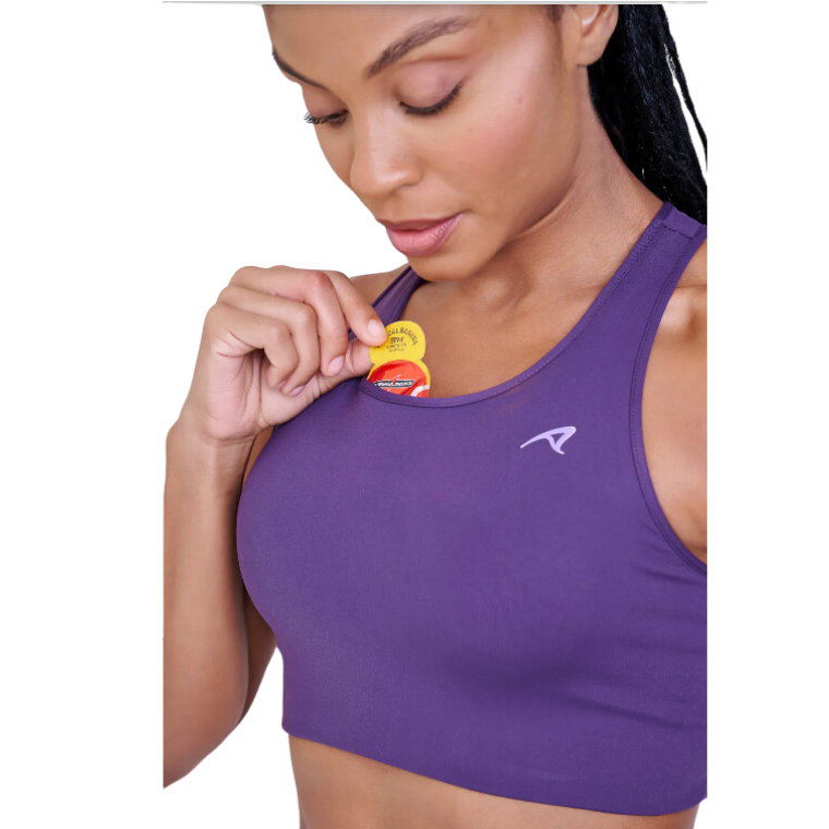 Top Signature Samba 2 Bolsos Nadador Purpura Authen