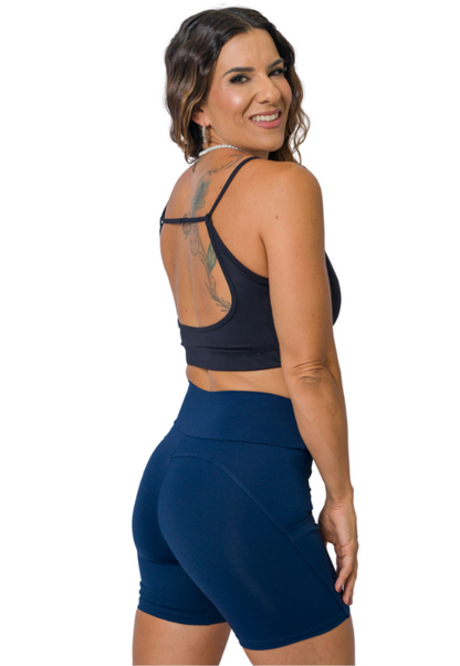 Shorts Bel C/ Bolso Navy Blue