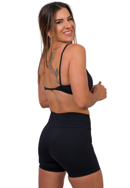 Top Carol Preto com Etiqueta