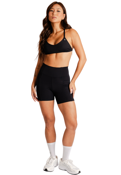 Shorts Rise Feminino Preto Lurk