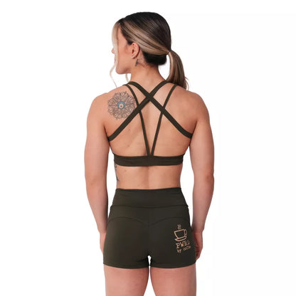 Shorts Empina Bumbum Verde Militar