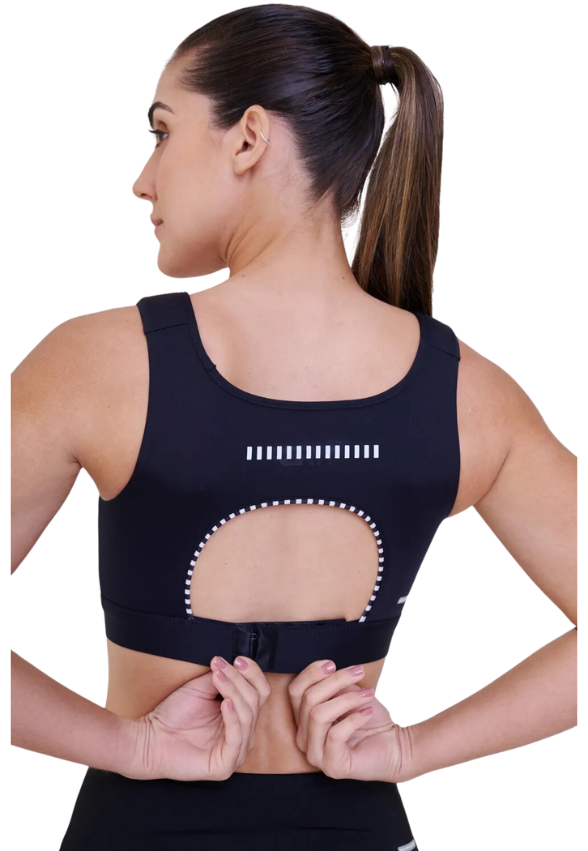 Top Grit Bossa Reto c/ Bolso Ajustável Preto