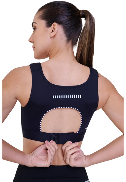 Top Grit Bossa Reto c/ Bolso Ajustável Preto