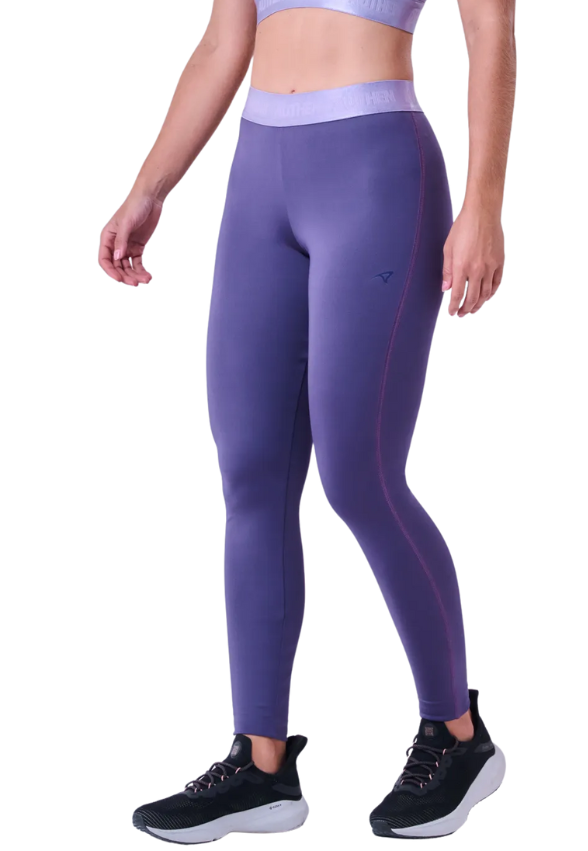 Legging Essential Flex Strik Fem Ind Roxo Veludo Authen