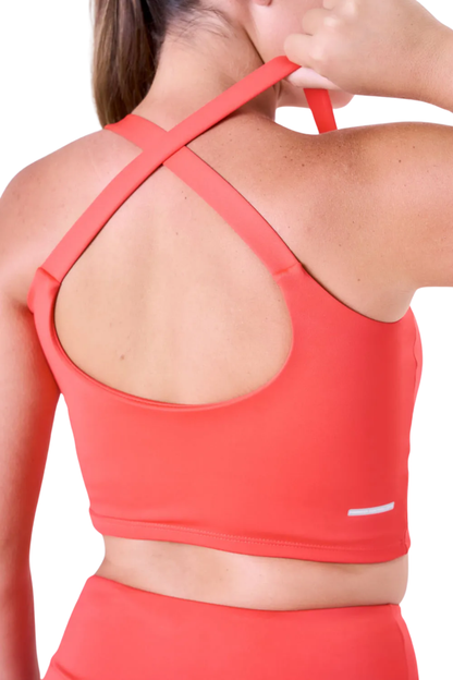 TOP CROPPED ESSENTIAL RUN LENGHTY FEM IND HIBISCUS