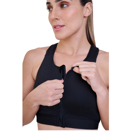 Top Grit Bossa Nadador Ziper Ajustavel Preto Authen