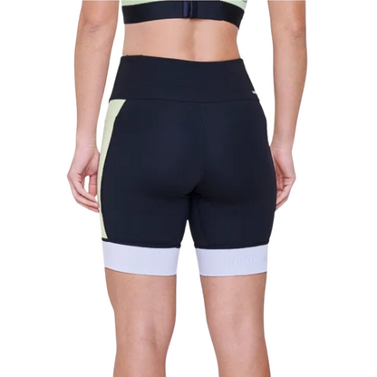 Bermuda Authen Grit Bossa 18 Cm Preto / Verde Flow / Cinza Claro