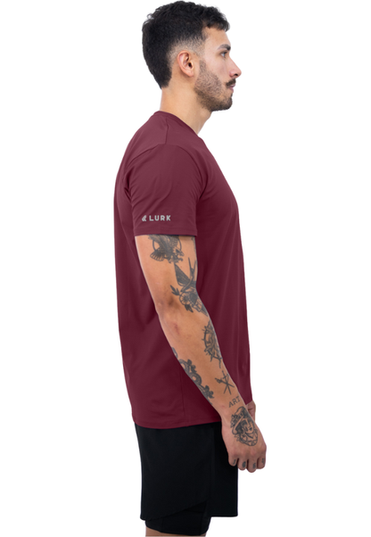 Camiseta Dry Poliamida Bordo Lurk