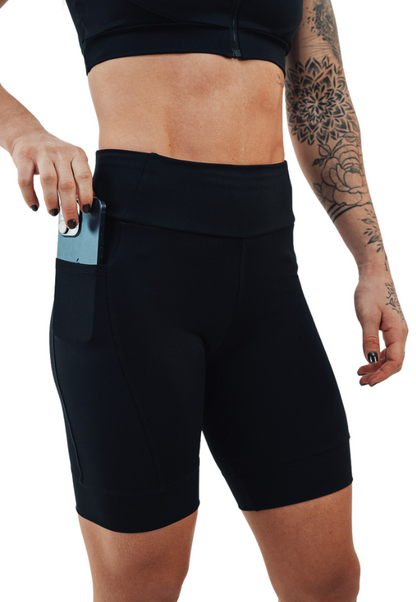 Bermuda de Corrida 7 Bolsos Preta