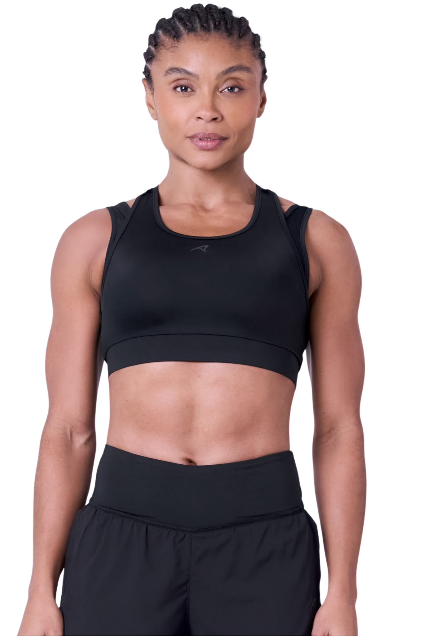 TOP SIGNATURE SAMBA 2 EM 1 DUPLA FACE BLACKOUT FEM IND PRETO