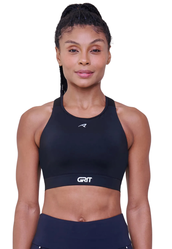 Top Grit Bossa Nadador c/ Bolso Ajustável Preto