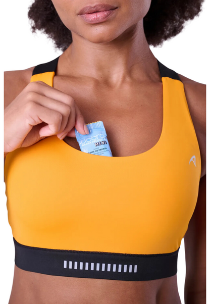 Top Grit Bossa Alça  C/ Bolso Ajustável Laranja