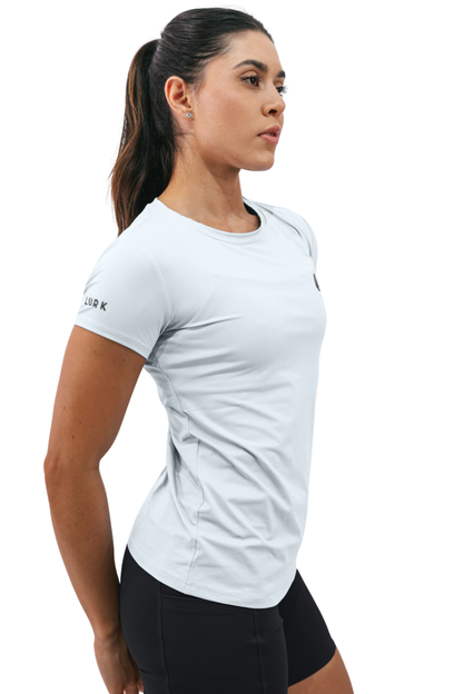 Camiseta Performance Feminina Branca Lurk