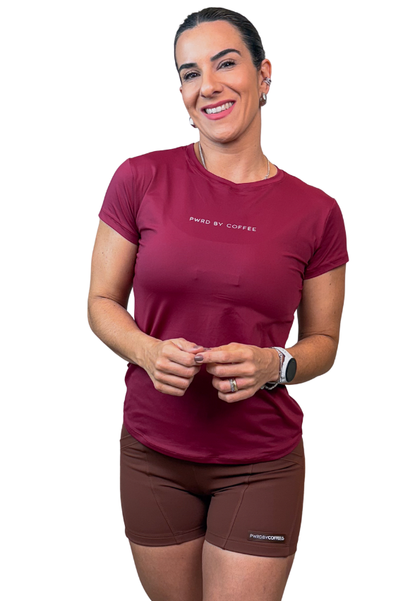 Camiseta Babylook Rouge Coffee To Service