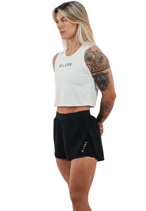 Shorts Feminino 2 em 1 Preto Lurk