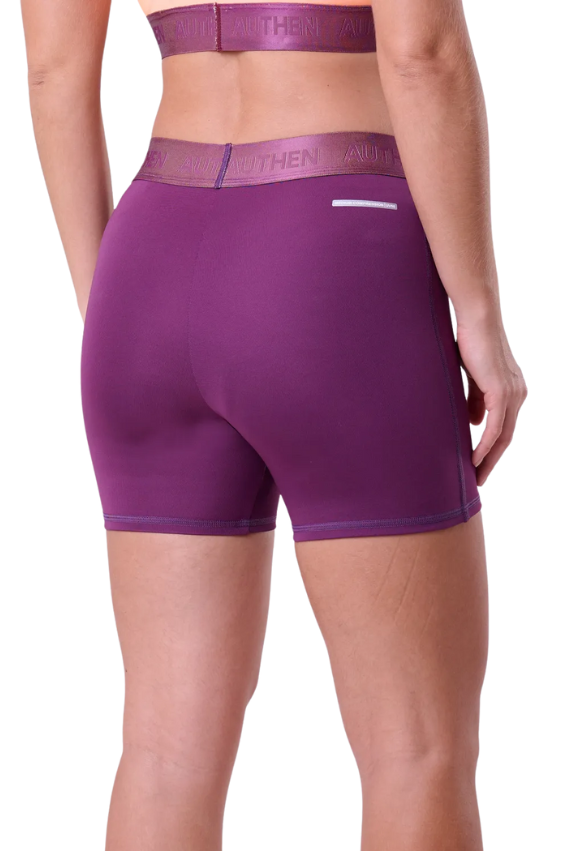 Bermuda Essential Flex Strike 12 cm Fem Ind Roxo Nevoa