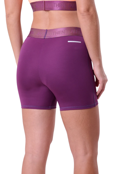 Bermuda Essential Flex Strike 12 cm Fem Ind Roxo Nevoa