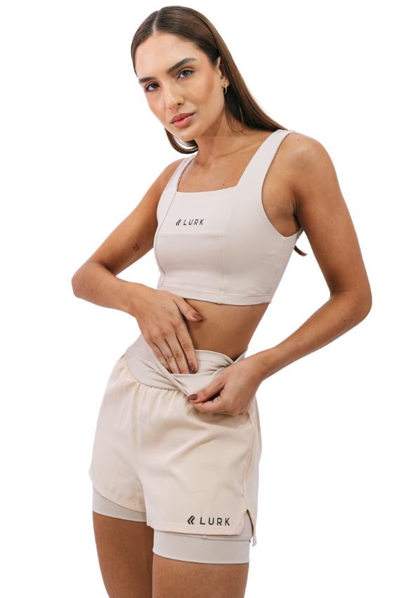 Shorts Core Bege/Duna Lurk