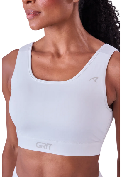 Top Grit Bossa Ajustavel 1 Bolso Reto All White Branco Authen