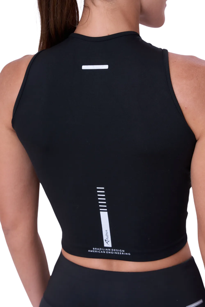 REGATA CROPPED SIGNATURE SAMBA FEM IND PRETO