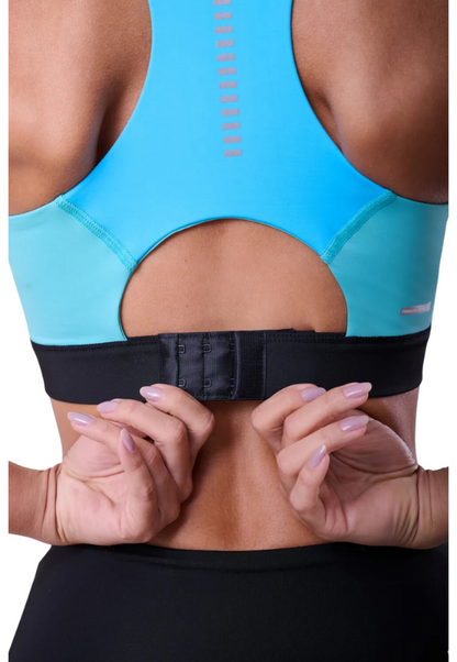 Top Grit Bossa Nadador C/ Bolso Ajustavel Verde Água/Azul Claro/Preto