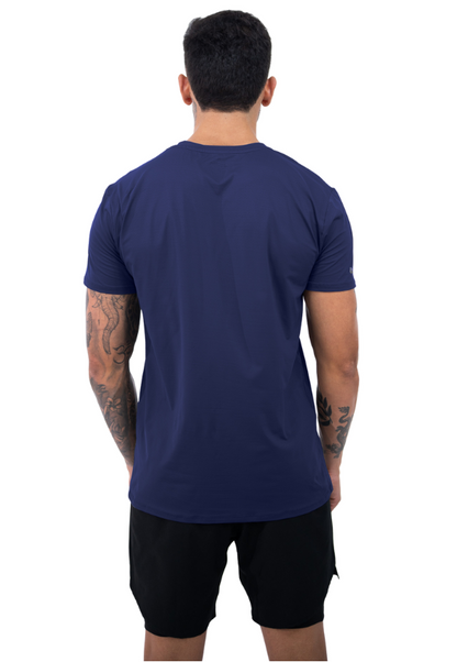 Camiseta Dry Poliamida Azul Lurk
