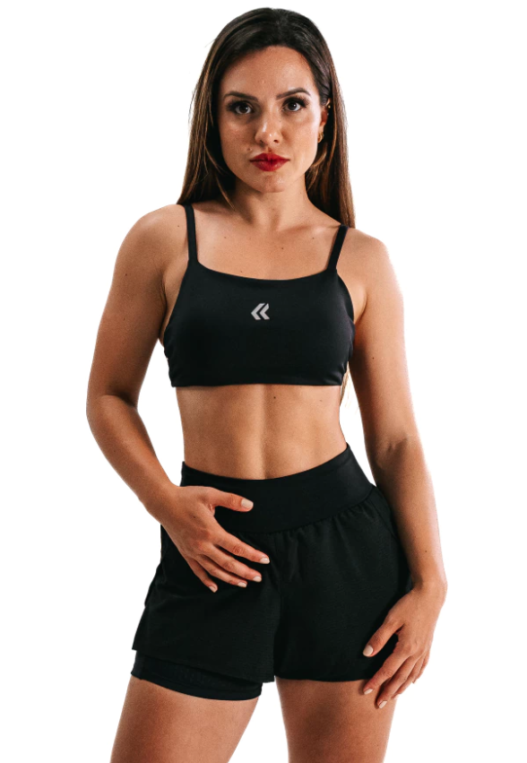 Shorts Essence 2 em 1 Preto Lurk
