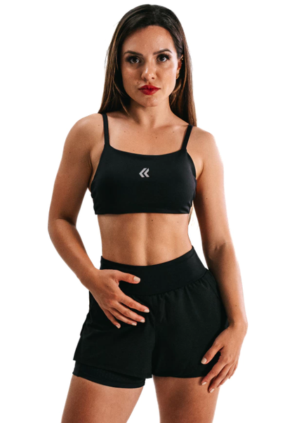 Shorts Essence 2 em 1 Preto Lurk