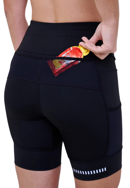 Bermuda Authen Grit Bossa 7 Bolsos 18 Cm Preto