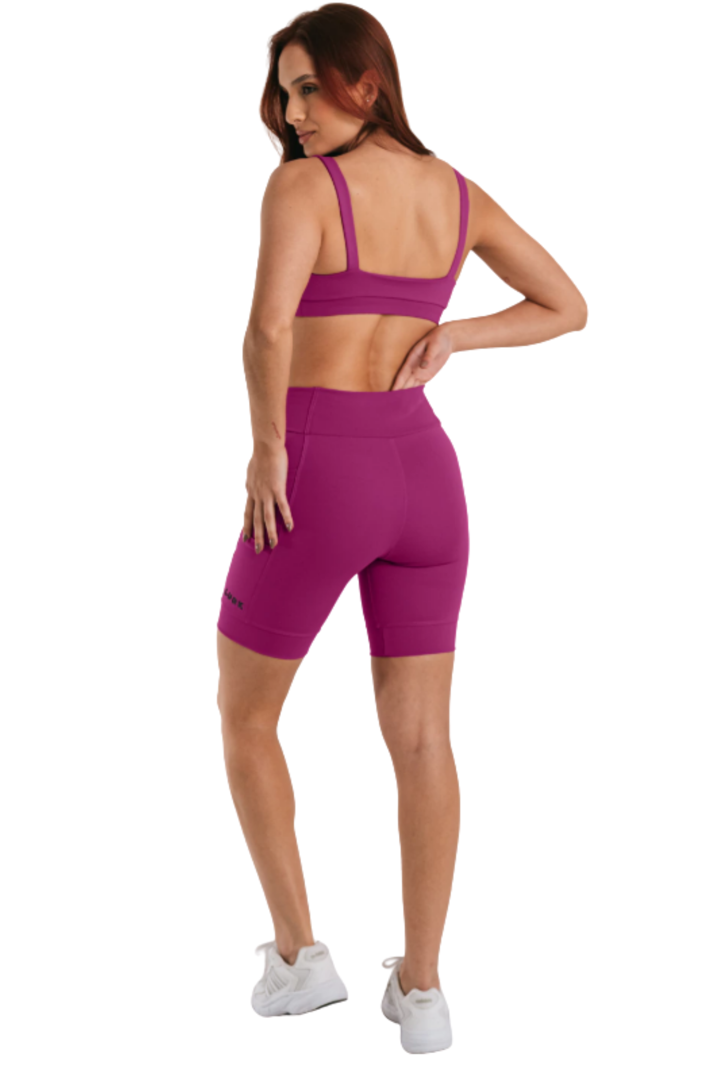 Bermuda de Corrida 7 Bolsos Fucsia