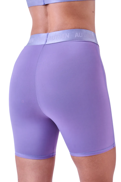 Bermuda Essential Flex Strike 12 cm Fem Ind Roxo Nevoa