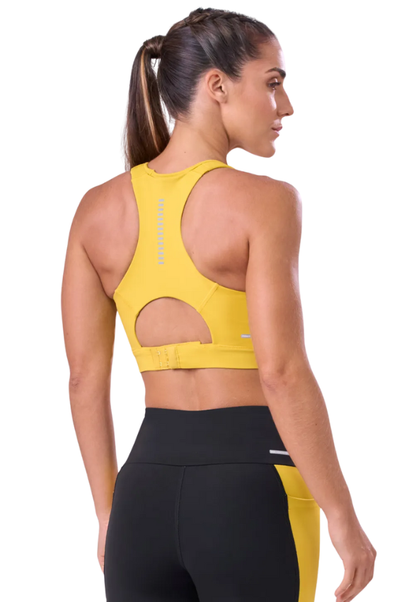 Top Grit Bossa Ajustável 1 Bolso Nadador Fem Ind Amarelo Vivo