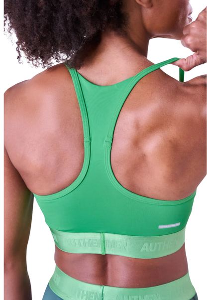 Top Essenteial Flex Strike Nadador Verde Vibrante Authen