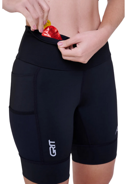 Bermuda Authen Grit Bossa 7 Bolsos 18 Cm Preto