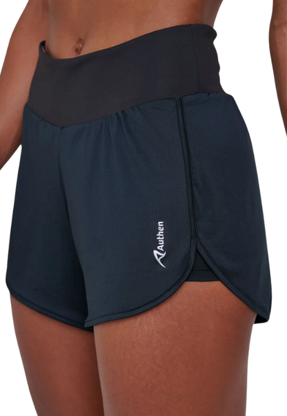 Short Essenstial Run Agility 8 Cm Preto Authen