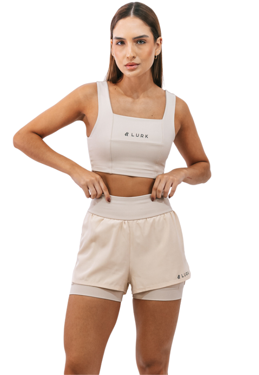 Shorts Core Bege/Duna Lurk