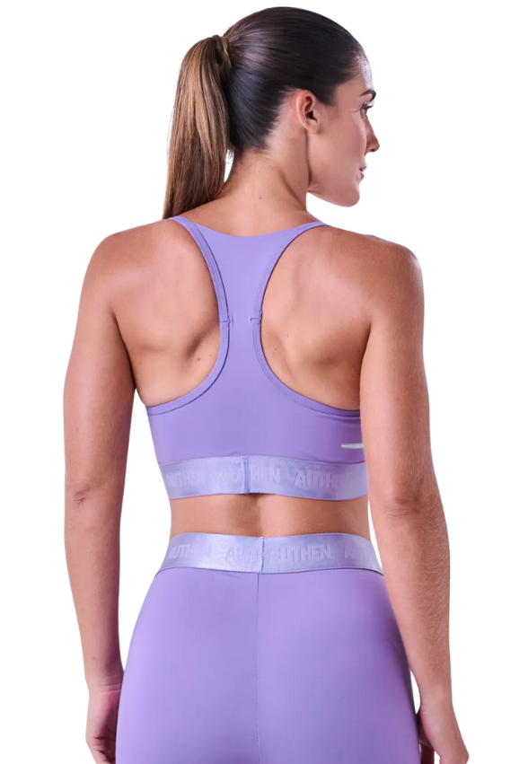 Top Essenteial Flex Strike Nadador Roxo Nevoa Authen