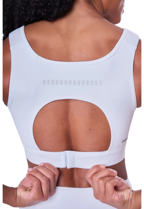 Top Grit Bossa Ajustavel 1 Bolso Reto All White Branco Authen