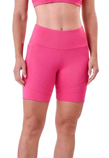 Bermuda Essestial Run Trot 3  Bolsos 15 Cm Rosa Jubilee