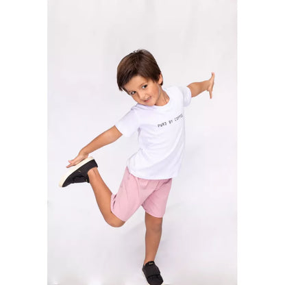 Bermuda Infantil Rosa Claro