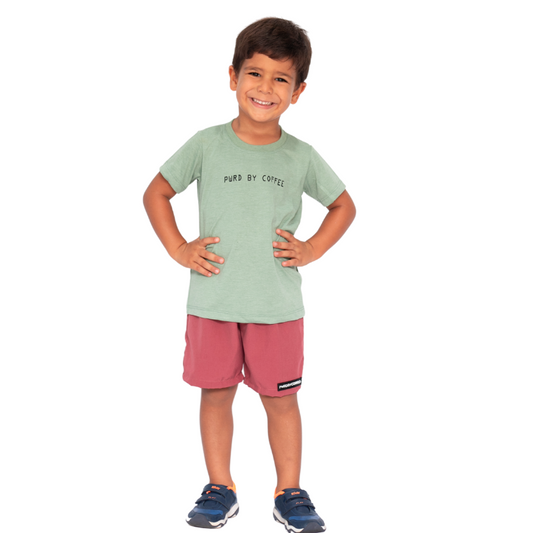 Camiseta Infantil Verde