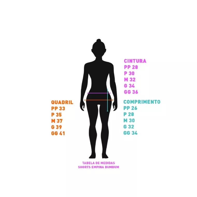 Shorts Empina Bumbum Verde Militar