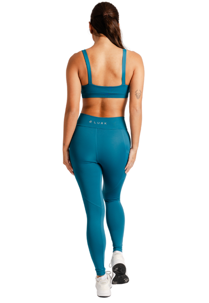 Calca Legging c/ Bolso Lateral Azul Deep Lurk